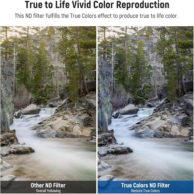 NEEWER 52mm True Colors Variable ND Filter ND2-ND32 & CPL, 2 in 1 Adjustable - Image 5