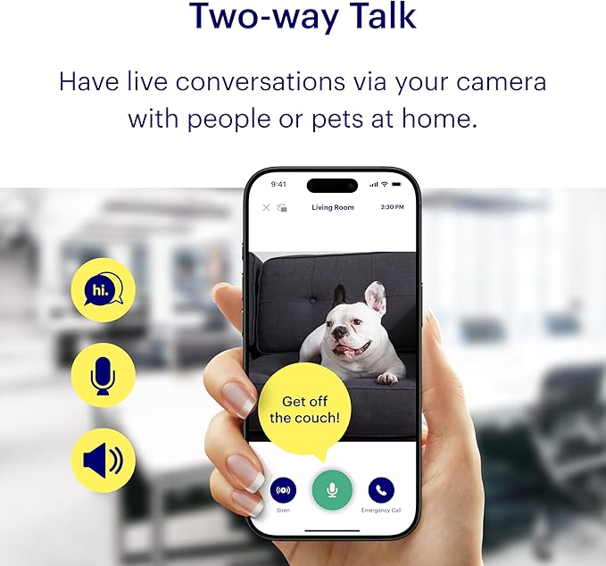 Canary View Indoor Home Security Camera 1080p HD WiFi IP | 24/7 Watch Live Video - Image 3