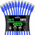 Maximm Cat 6 Ethernet Cable 10 Ft, Patch and Network Cable by MaximmCable