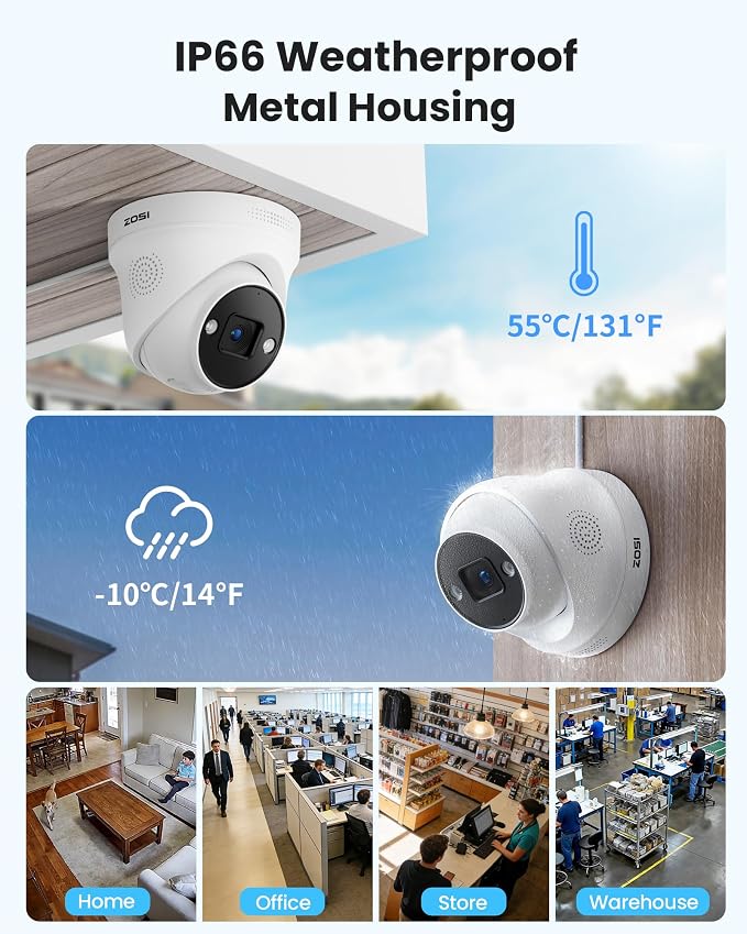 ZOSI 32CH 4K PoE Security Camera System - Image 3