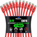 Maximm Cat 6 Ethernet Cable 3 Ft by MaximmCable