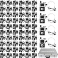 Retekess T130U Audio Tour Guide System, U-Band Digital Mode, 60-Slot Charge Case by Retekess