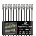 3 Feet Cat6 Patch Cables, Solid Pure Copper Patch Cord, Cat 6 Ethernet Cable by CatBose