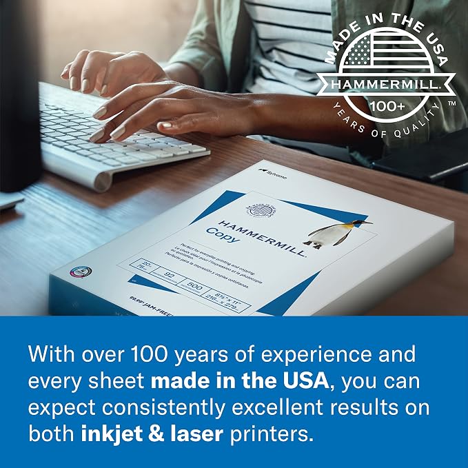 Hammermill Printer Paper, 20 lb Copy Paper, 3 Hole - Image 6