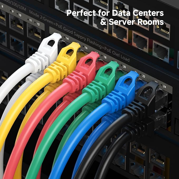 Cable Matters 1Gbps 8-Pack Snagless Cat 5e Ethernet Cable - 10ft - Image 8