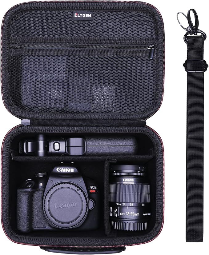 Camera Case Compatible with Canon EOS Rebel T7/R50/R6 Mark II/R100/R50 by LTGEM