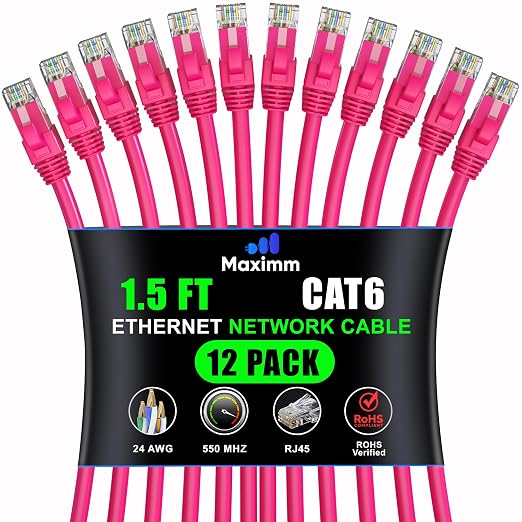 Maximm Cat 6 Ethernet Cable by MaximmCable