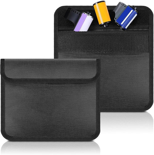 2 Pieces Filmguard Bag Waterproof Storage Carrying Case Xray Proof Bags Film by Cosblank