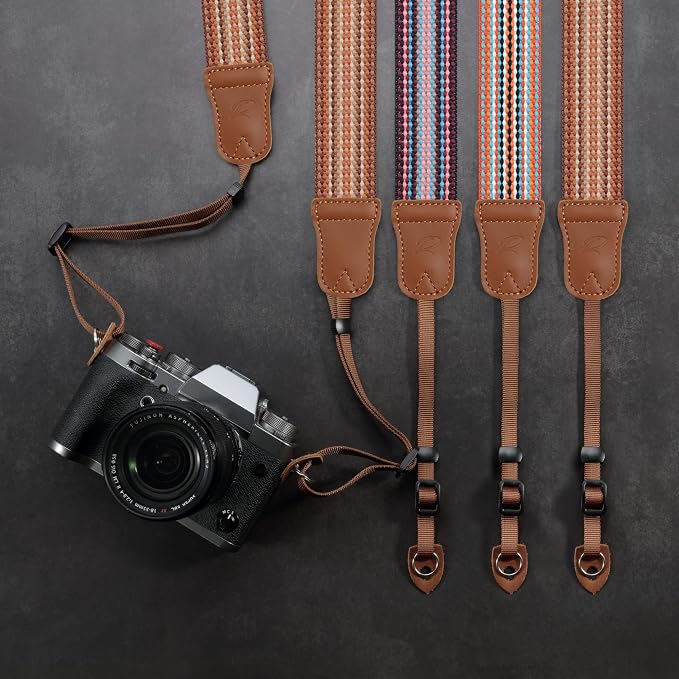 Padwa Lifestyle Striped Purple Camera Strap - Image 8