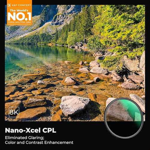40.5mm Circular Polarizers Filter, K&F CONCEPT 40.5MM Circular Polarizer Filter - Image 2