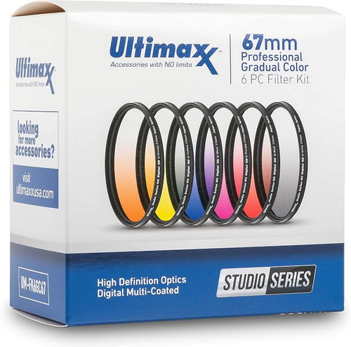 46MM Ultimaxx Professional Six Piece Gradual Color Filter Kit - Image 2