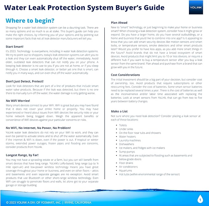 YoLink X3 Version Smart Water Leak Protection Kit: X3 Valve Controller - Image 3