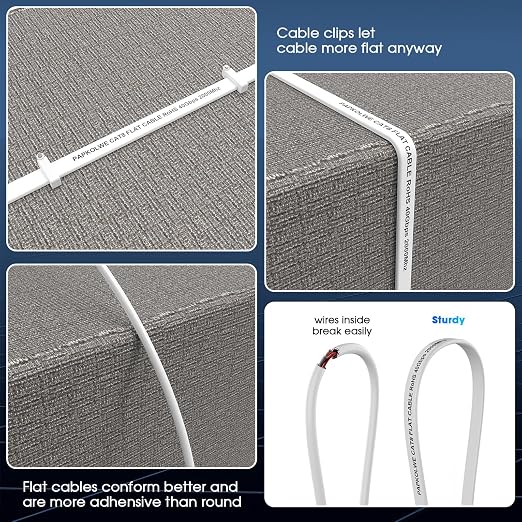 Cat 8 Ethernet Cable 25 ft, Heavy Duty High Speed Cat8 LAN Network Cable - Image 5