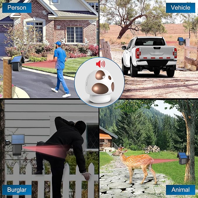 HTZSAFE 1/2 Mile Long Range Solar Driveway Alarm - Image 2